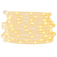 Светещ маркуч с 1200 светодиода топло бяло 50 м PVC