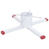 Поставка за коледна елха, бяла, 61x61x15,5 см