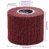 Шлифовъчни ролки 3 pcs Червено 12 x 12 x 10 см Синтетичен fibre