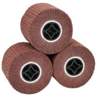 Шлифовъчни ролки 3 pcs Кафяво 12 x 12 x 10 см Синтетичен fibre