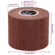Шлифовъчни ролки 3 pcs Кафяво 12 x 12 x 10 см Синтетичен fibre