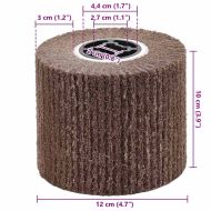 Шлифовъчни ролки 3 pcs Кафяво 12 x 12 x 10 см Синтетичен fibre
