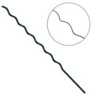 Спираловидни подпори за растения 5 pcs Зелен 170 cm