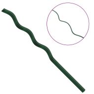 Спираловидни подпори за растения 20 pcs Зелен 110 cm