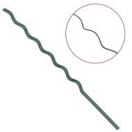 Подкрепа за растение 5 pcs Зелен 110 x 0.6 x 0.6 см Стомана