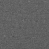 Рамка за легло с матрак Тъмен сив 120 x 200 cm текстил