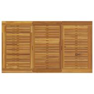 Градинска маса за хранене Сив 140 x 80 x 75 cm