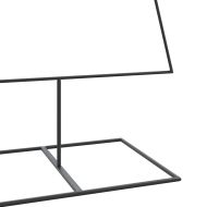 Метална коледна елха за декорация черна 210 см