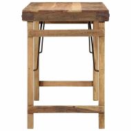 Трапезна маса Кафяво 110 x 55 x 76 cm регенерирано дърво масив