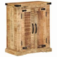 Служебен шкаф Кафяво 55 x 35 x 70 cm Грубо мангово дърво