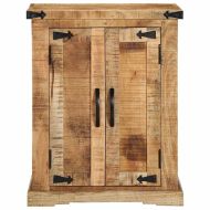 Служебен шкаф Кафяво 55 x 35 x 70 cm Грубо мангово дърво