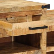 Пейка Кафяво 110 x 35 x 50 см Солидно мангово дърво