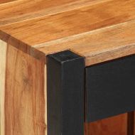 Нощен шкаф 2 pcs Кафяво 40 x 35 x 50 см Акациево дърво масив