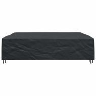 Покривало за градински мебели Черно 300 x 300 x 70 cm 600D