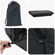 Покритие за градински мебели Черно 122 x 61 x 106 см 420D плат