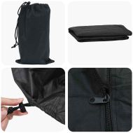 Покритие за градински мебели Черно 122 x 61 x 106 см 600D плат