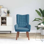 фотьойл Синьо 63 x 67 x 94 см Кадифе