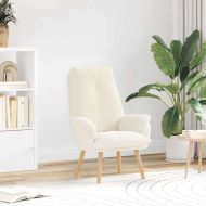 фотьойл Крем 61 х 78 х 98 см Тъкан Шерпа