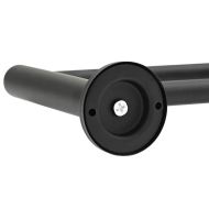 Держач за кърпи Черно 61 x 14.5 x 5 см Неръждаема стомана