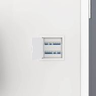 Панели за достъп 2 pcs Бяло 15 x 15 x 2 см ABS пластмаса