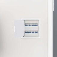 Панели за достъп 2 pcs Бяло 20 x 20 x 2 см ABS пластмаса