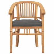 Градински столове 2 pcs Кафяво 63 x 58 x 89 см