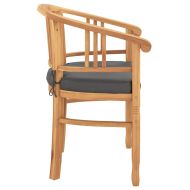 Градински столове 2 pcs Кафяво 63 x 58 x 89 см