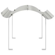 Коминна шапка Сребрист 59.5 x 50 x 36.5 см Неръждаема стомана