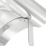 Коминна шапка Сребрист 59.5 x 50 x 36.5 см Неръждаема стомана