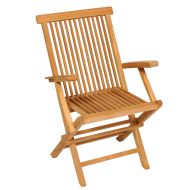 Градински трапезен комплект, 7 части, тиково дърво масив