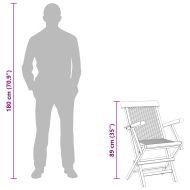 Градински трапезен комплект, 7 части, тиково дърво масив