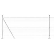 Оградa с колчета Сребрист 0.8 x 10 m Стомана