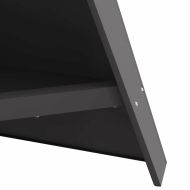 Огнище Черно 58 x 40 x 100 см Студено валцована стомана