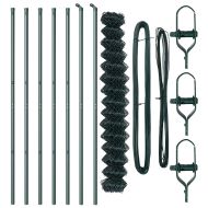 Стълб за ограда. Зелен 10 x 1,6 м (мрежа 40 x 40 мм)