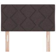 Облегалка за глава с таблото Тъмен кафяв 80 cm Изкуствена