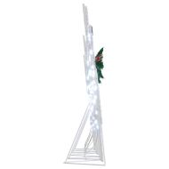 LED елени 6 pcs Сребрист текстил