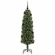 С изкуствено коледно дърво с 150 LED светодиода Зелен 150 cm