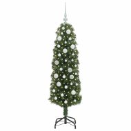 С изкуствено коледно дърво с 150 LED светодиода Зелен 150 cm