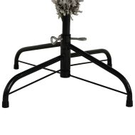 С изкуствено коледно дърво Зелен и бял 180 cm PVC и метал