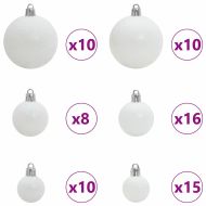 Коледно дърво с 300 LED светодиода Сребрист 210 cm PET