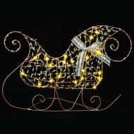 LED елени с 40 LED светодиода 7 pcs Златист PET