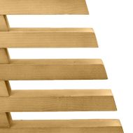 Дървено Коледно Дърво Кафяво 60 cm Борово дърво масив