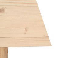 Коледни Дървета с поставка Естествен 60 cm Борово дърво масив