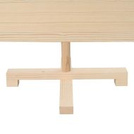 Коледни Дървета с поставка Естествен 120 cm Борово дърво масив