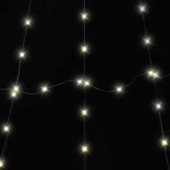 LED коледна елха с колчета за земя Топло бяло 182 см Метал