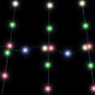 LED коледна елха с колчета за земя Многоцветен 182 см Метал