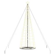 LED Коледна Елха с 800 LED светодиода Топло бяло 400 cm Желязо