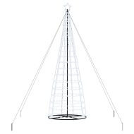 LED Коледна Елха с 800 LED светодиода Хладно бяло 400 cm Желязо