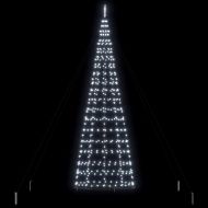 LED Коледна Елха с 800 LED светодиода Хладно бяло 400 cm Желязо