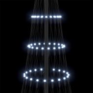 LED Коледна Елха Хладно бяло 71 х 71 х 184.5 см Метал